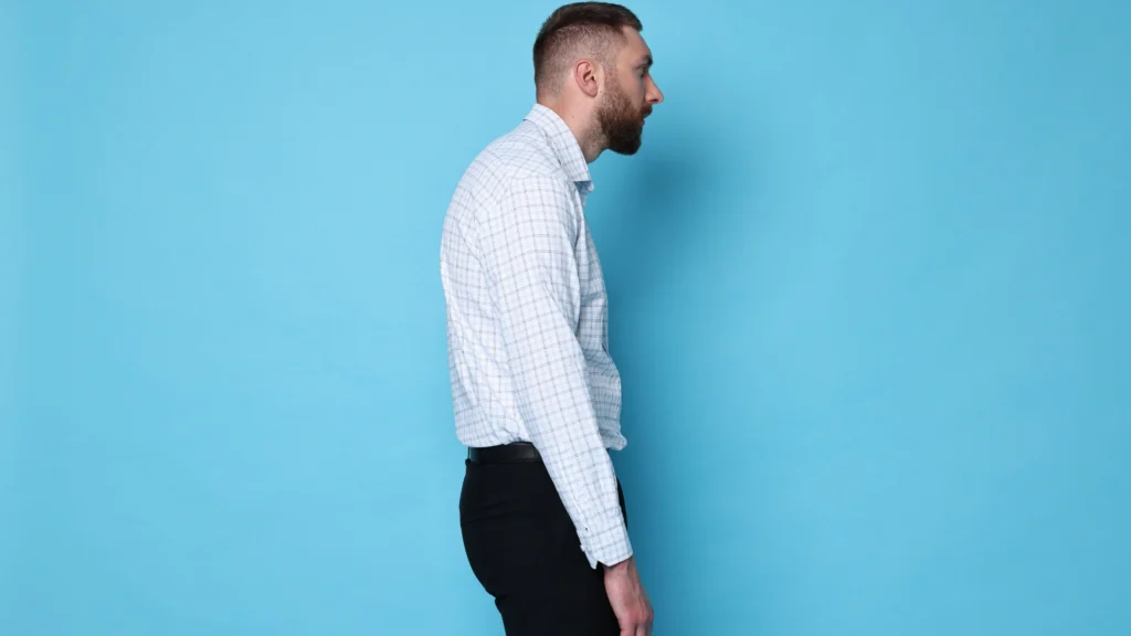 shallow breathing caused by poor posture